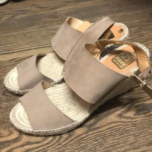Beige espadrilles size 7 1/2
